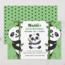 Recherche de panda mignon invitations Blanc