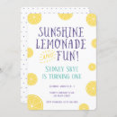 Suche nach limonade party einladungen Sonnenschein und limonade
