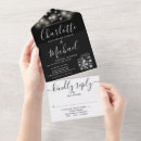 Recherche de économies blanches de mariage invitations Monogramme