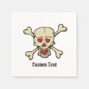 Recherche de skull serviettes Rouge