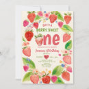 Recherche de de fraise anniversaire invitations Fraises