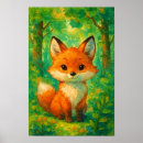 Suche nach fuchs kinderzimmer poster Waldtier