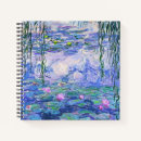 Suche nach monet kleine notizbücher Wasserliliken