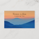 Suche nach sonnenuntergang über visitenkarten Landschaft