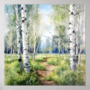 Recherche de bouleau forêt posters Minimaliste