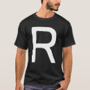 Suche nach buchstabe r tshirts Monogramm