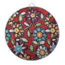 Recherche de peint jeux de fléchettes Floral