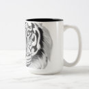 Recherche de visage de tigre tasses Dessin