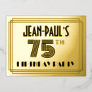 Suche nach 75th birthday einladungen Elegant