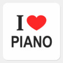 Recherche de pianiste avec autocollants Instrument