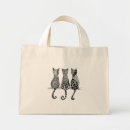 Recherche de chat noir et blanc sacs Pour elle