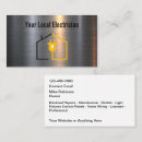 Recherche de services électriques cartes visite Construction