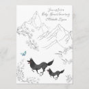 Recherche de loup blanc invitations Noir et blanc
