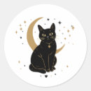 Recherche de de chat noir autocollants Félin