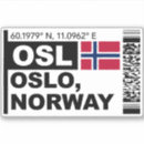 Suche nach oslo aufkleber Europa