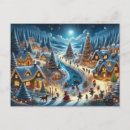 Suche nach weihnachtsdorf postkarten Winter