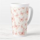 Recherche de papillon sur le rose tasses Aquarelle