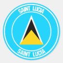 Recherche de sainte lucie autocollants Drapeaux du monde