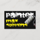 Recherche de peintre mur cartes visite Professionnel