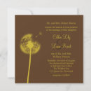 Recherche de de pissenlit mariage invitations Moderne