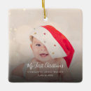 Recherche de bébé premier ornements 1er noël