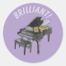 Recherche de piano queue autocollants Musique