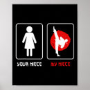 Recherche de nièce posters Drôle