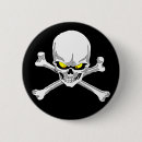 Suche nach totenkopf mit gekreuzter knochen buttons Gespenstisch