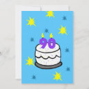 Recherche de gâteau et bougie invitations 90 ans
