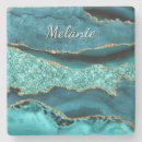 Recherche de bleu turquoise dessous de verres Scintille