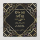 Recherche de style des années 1920 invitations Vintage