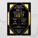 Suche nach art deco birthday einladungen 20er