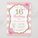 Recherche de pink and gold invitations Parties scintillant or