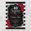 Recherche de noires et rouges invitations Rouge noir