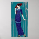 Recherche de robe bleue posters Vintage