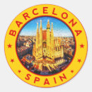 Recherche de l espagne autocollants Barcelone