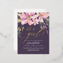 Recherche de purple baby shower invitations Fleurs