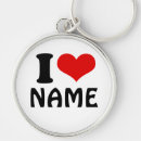 Suche nach namen des herzens i schlüsselanhänger Freundin