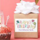 Recherche de main colorée autocollants Anniversaire
