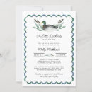 Recherche de canard baby shower invitations Vert