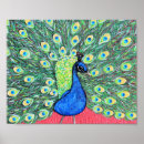 Suche nach weißer pfau poster Für sie