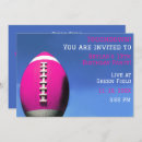 Recherche de le football de fille invitations Fête d'anniversaire pour enfant