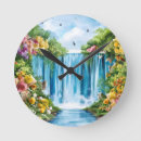 Suche nach wasserfall wanduhren Wald