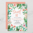 Recherche de luau hawaïen 16ans anniversaire invitations Aloha