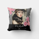 Recherche de rayures noires coussins Pour elle