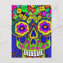 Recherche de crâne espagnol cartes postales Jour des morts