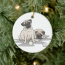 Suche nach cartoon mops ornamente Weihnachten