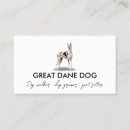 Recherche de le danois cartes visite Chien