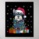 Recherche de mini schnauzers posters Xmas