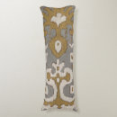 Recherche de ocre coussins Ikat